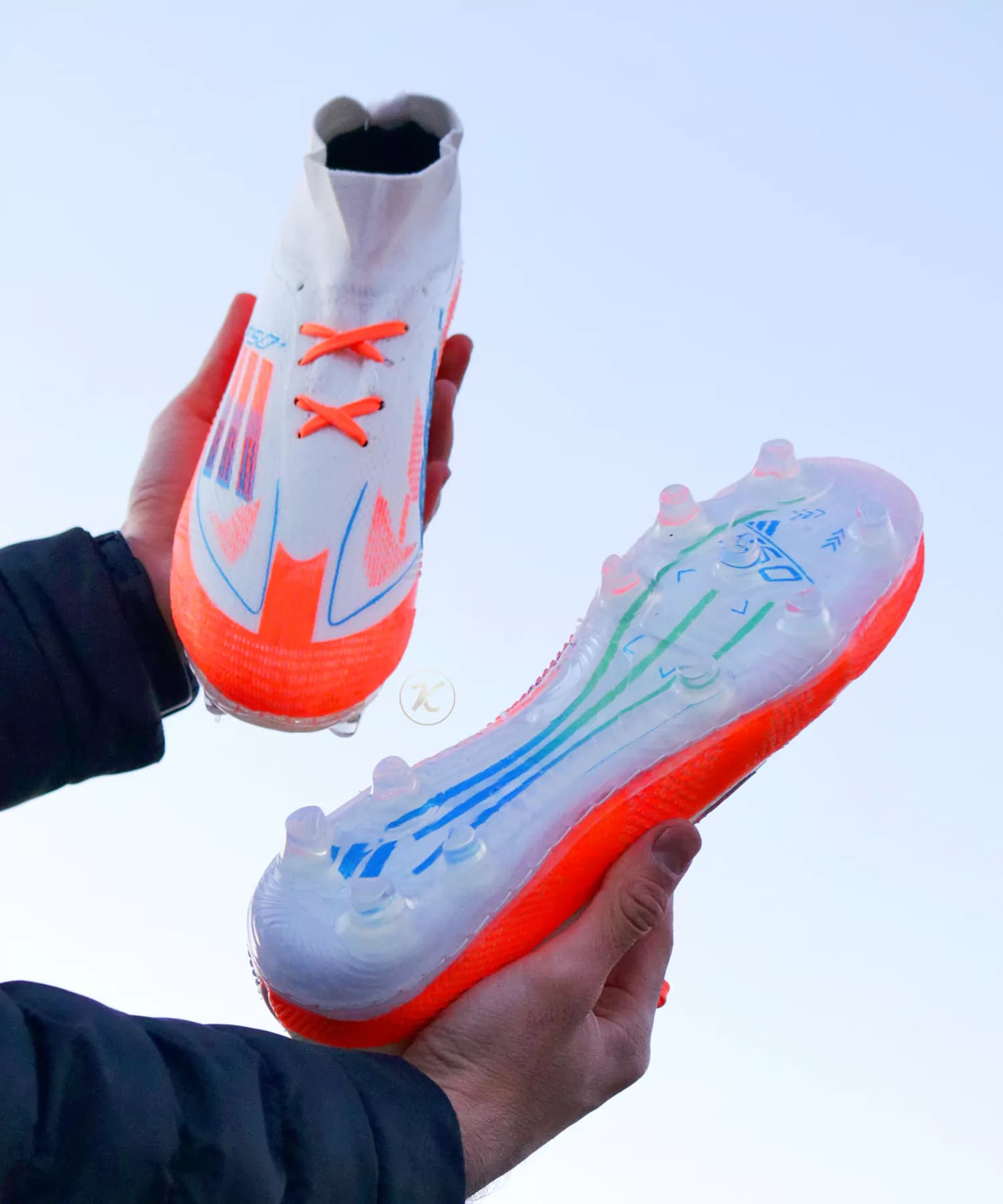 کفش فوتبال آدیداس f50 الایت سفید رنگی Adidas F50 Elite(زیره ژله ای) — تصویر ۱۱
