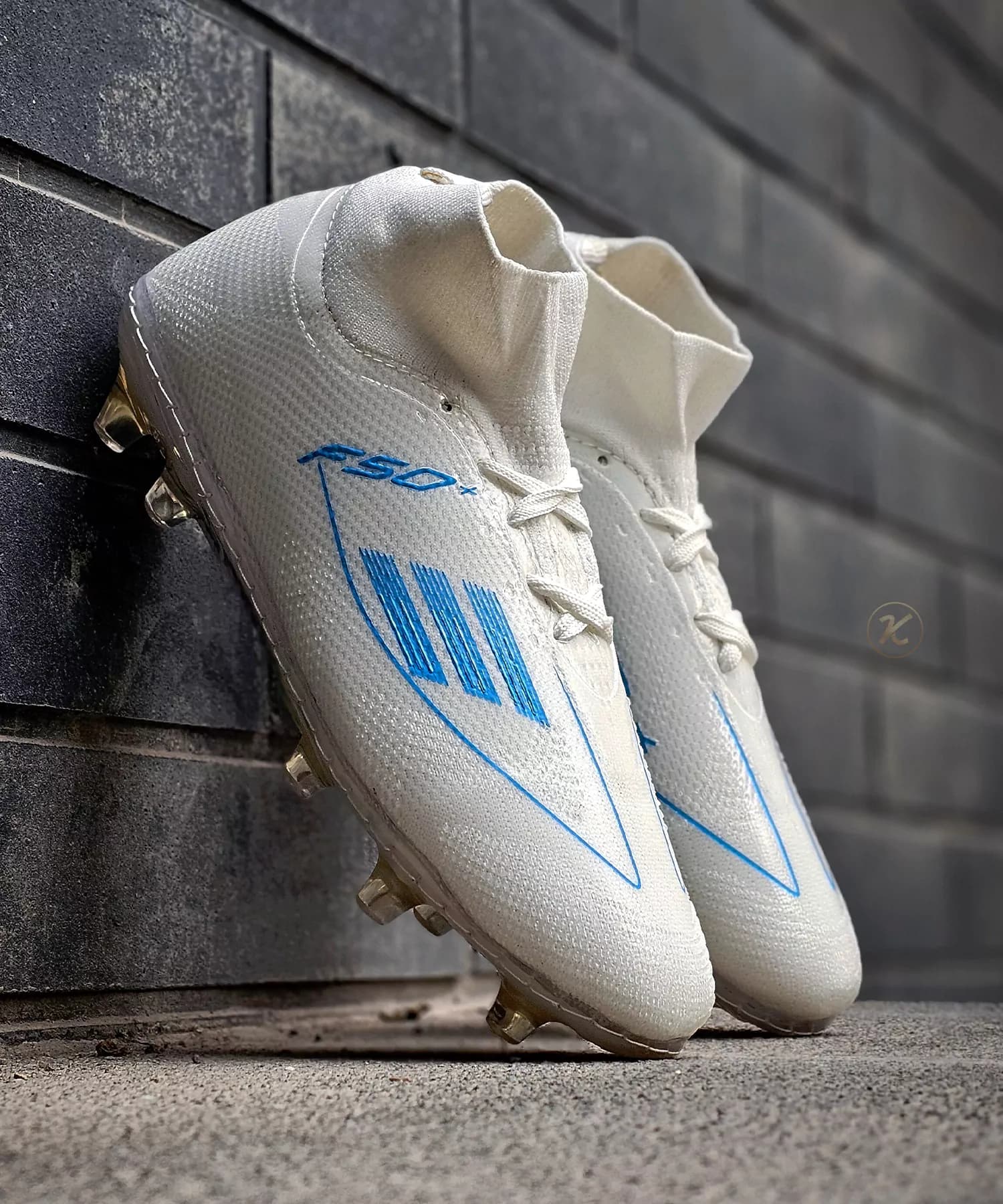 کفش فوتبال آدیداس f50 الایت سفید رنگی Adidas F50 Elite(زیره ژله ای) — تصویر ۸