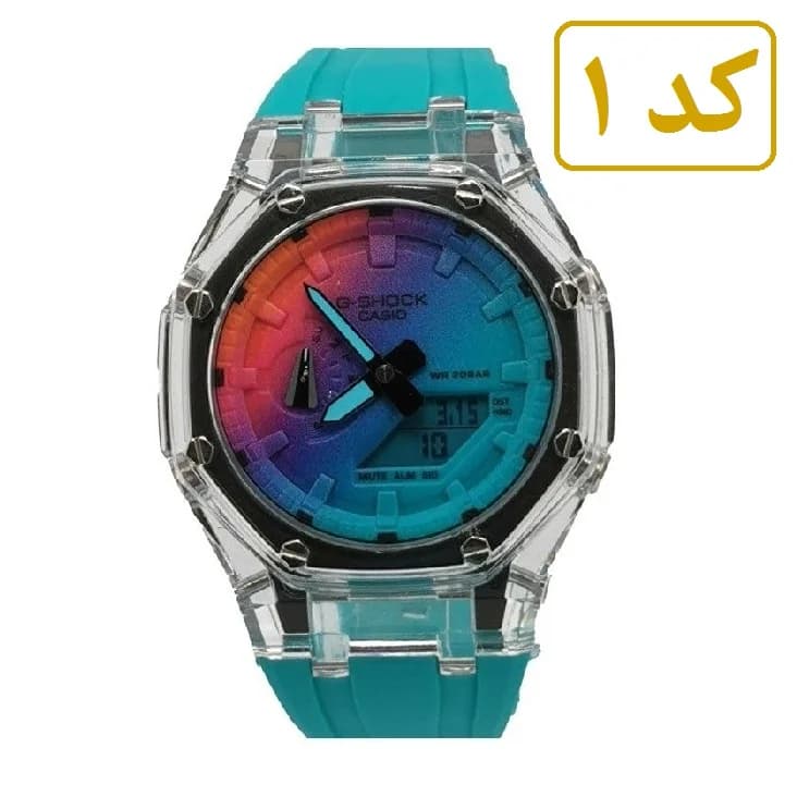 ساعت مچی کاسیو جی شاک GA-2100 بند رزین مشکی
