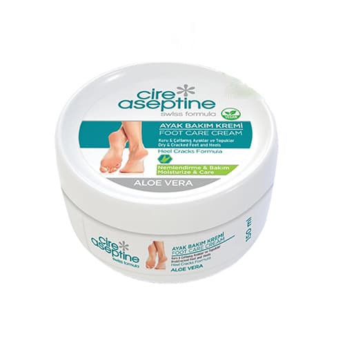 کرم آسپتین ضد ترک پا حاوی عصاره آلوورا Cire Aseptine، حجم 150ML