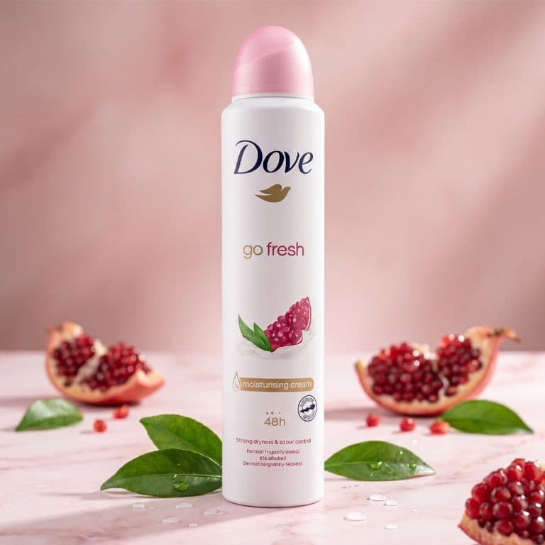 اسپری ضدتعریق زنانه داو مدل Pomegranate 48HR حجم 250 میلی‌لیتر — تصویر ۵