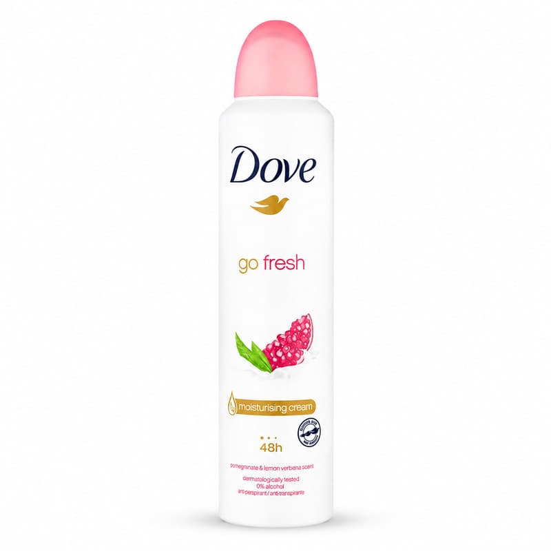 اسپری ضدتعریق زنانه داو مدل Pomegranate 48HR حجم 250 میلی‌لیتر