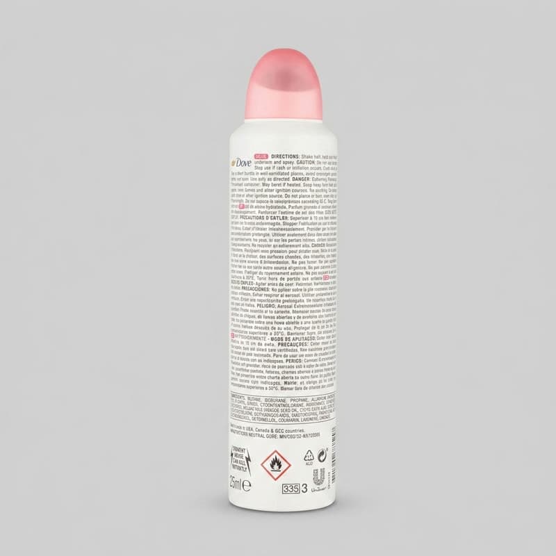 اسپری ضدتعریق زنانه داو مدل Pomegranate 48HR حجم 250 میلی‌لیتر — تصویر ۴