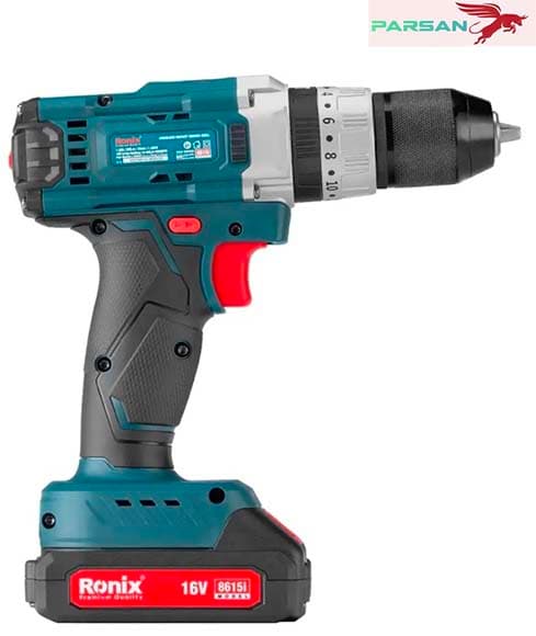 کیت دریل شارژی 16 ولت رونیکس مدل RS-8615