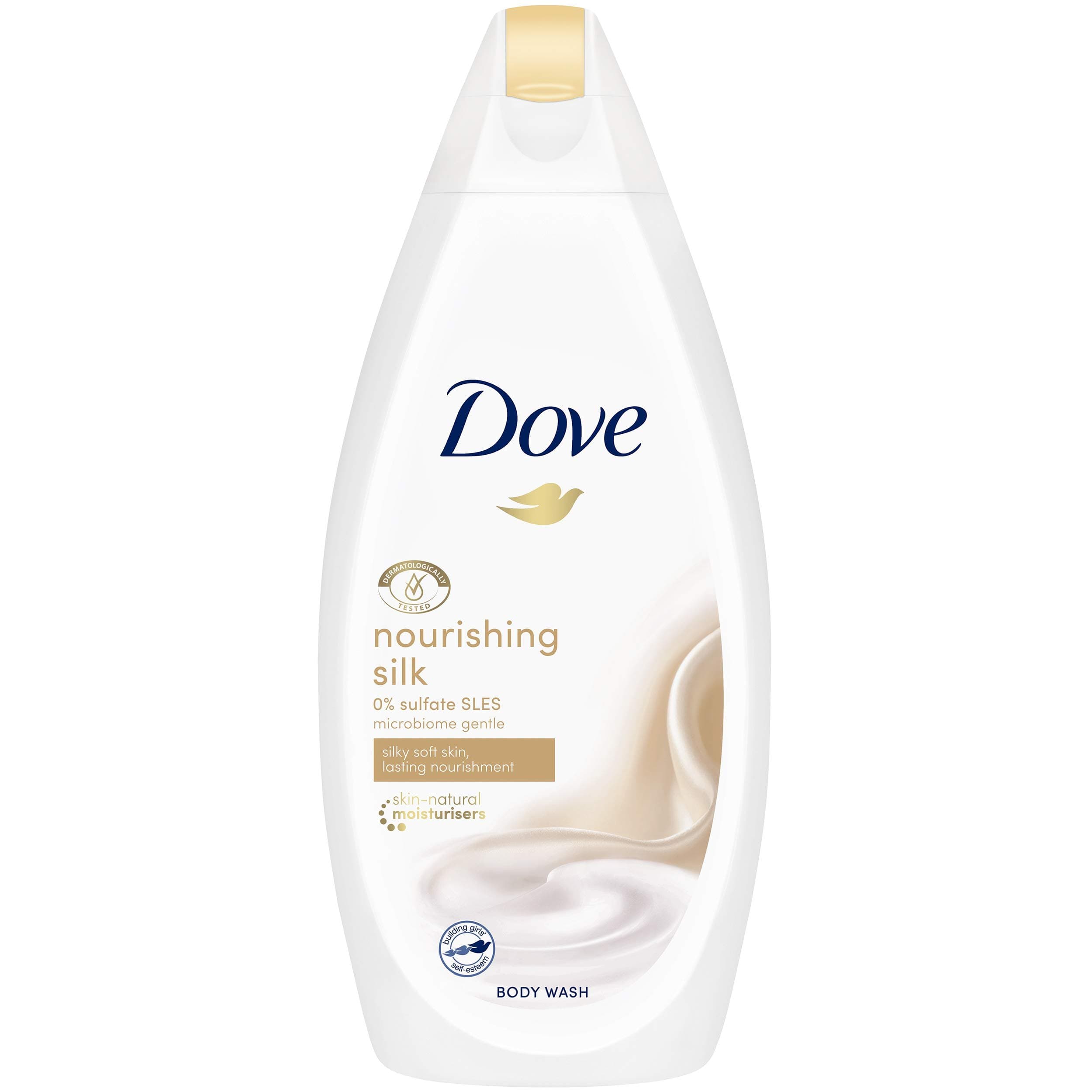 شامپو بدن کرمی داو Dove مدل ابریشمی Silk Glow، حجم 500ML