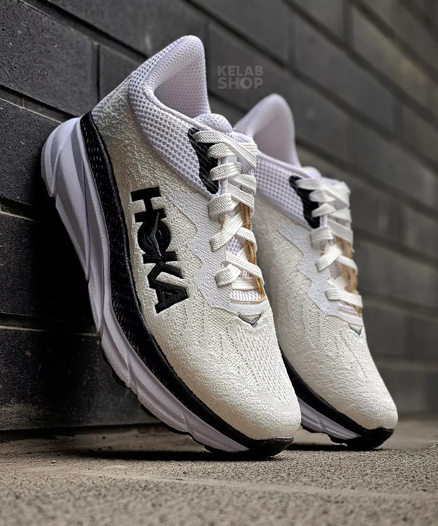 کتانی هوکا کلیفتون ۹ سفید Hoka clifton 9 — تصویر ۲