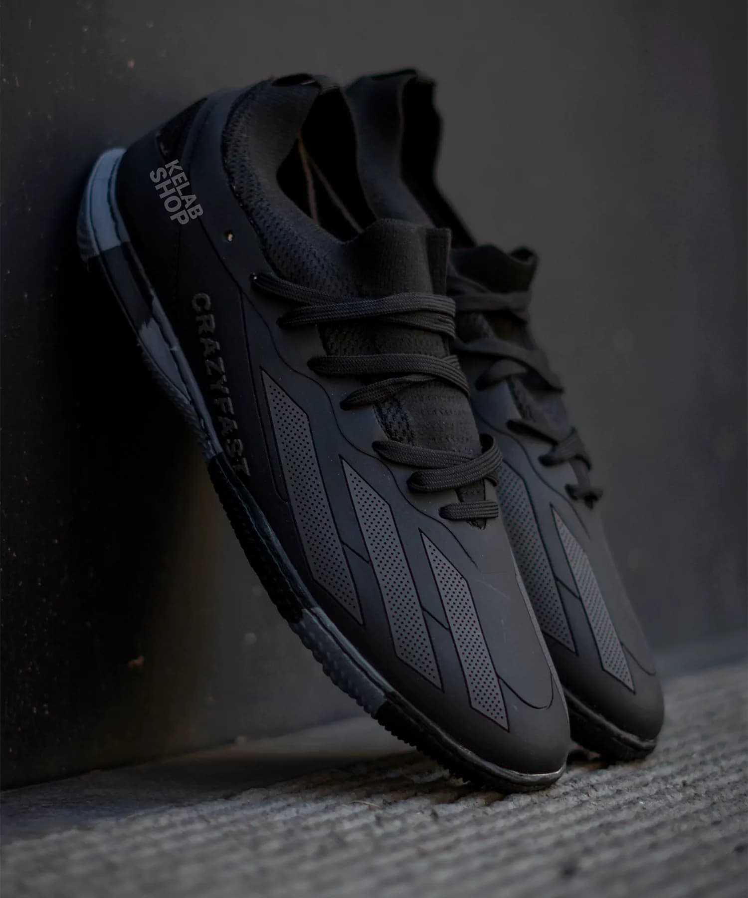 کفش سالنی آدیداس ایکس کریزی فست مشکی Adidas X Crazy Fast — تصویر ۳