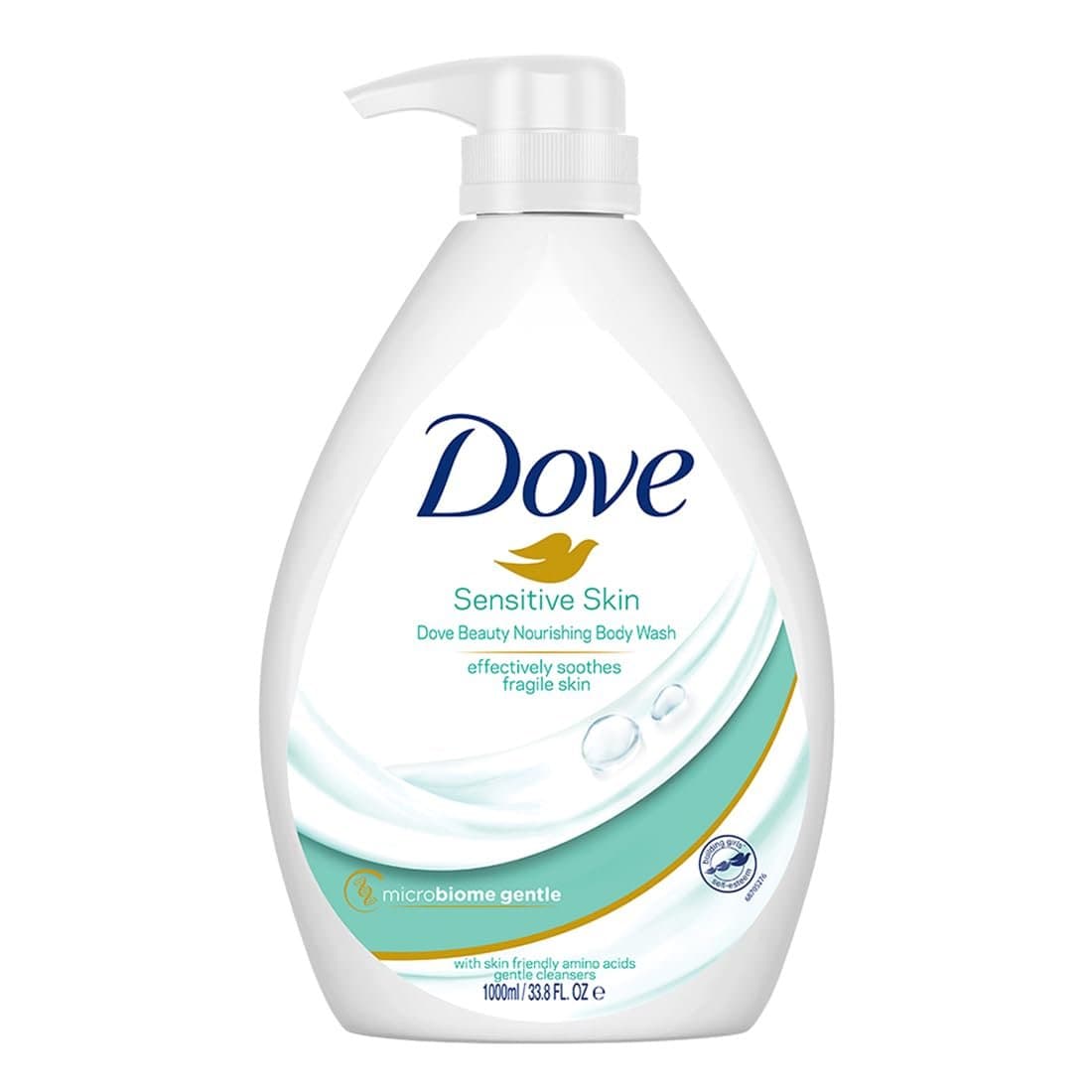 شامپو بدن کرمی داو Dove مناسب برای پوست حساس، حجم 1000ML