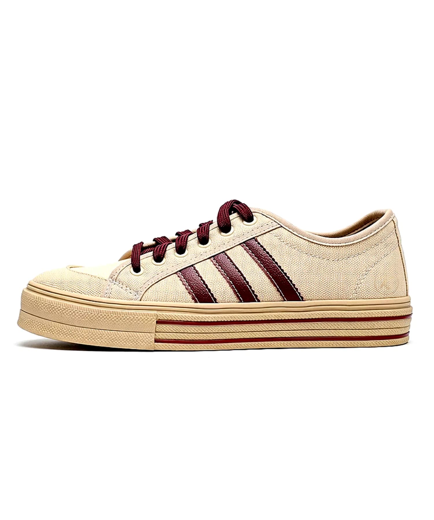 کتانی ونس آدیداس کرم سرخابی Adidas Vans — تصویر ۲