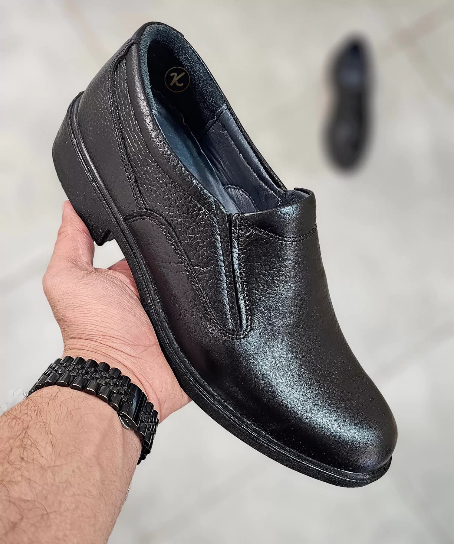 کفش چرم طبیعی پاشنه دار — تصویر ۵