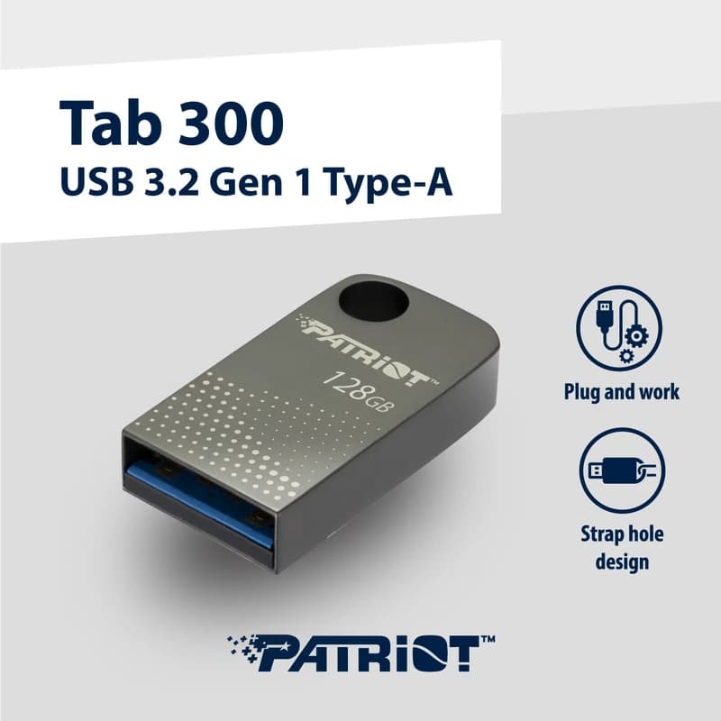 فلش مموری Patriot Tab300 128G USB3.2 — تصویر ۴