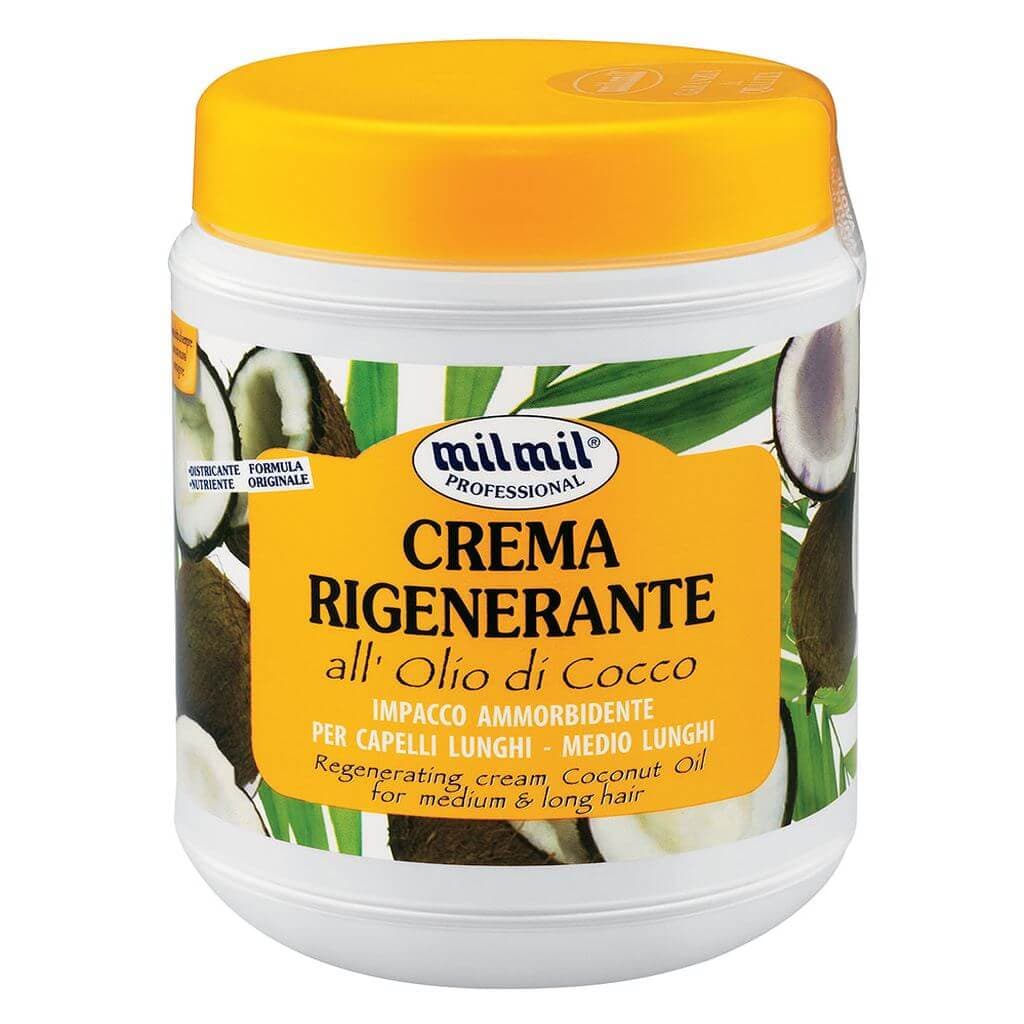 ماسک مو میل میل mil mil مناسب موهای بلند حاوی روغن نارگیل، حجم 1000ML