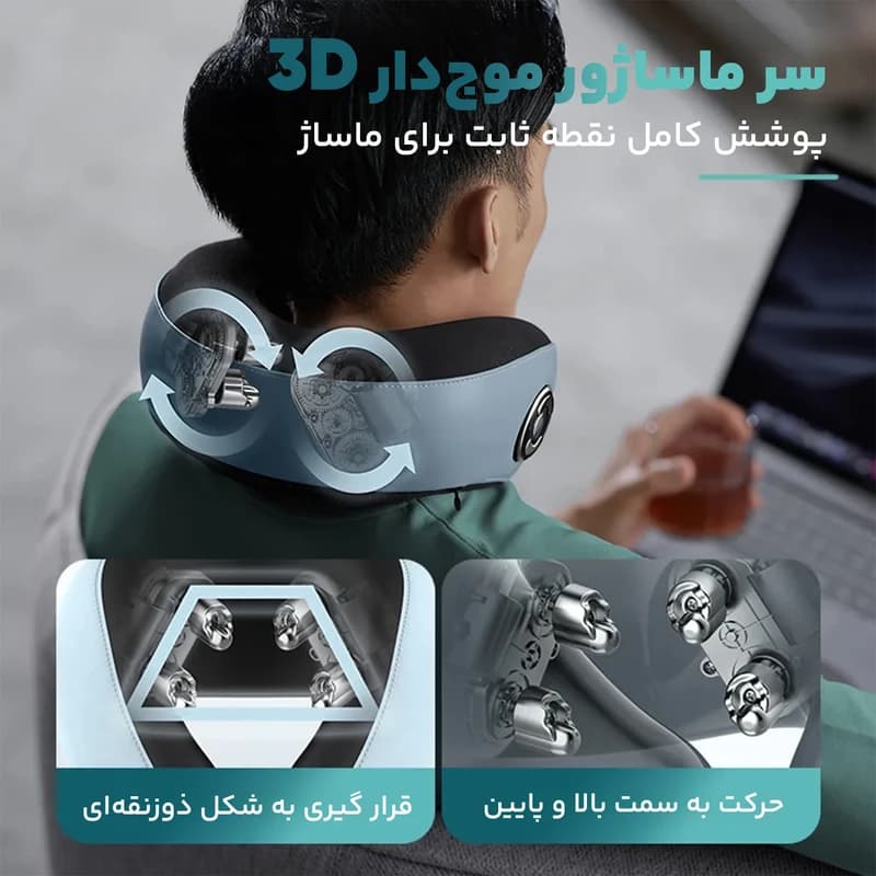ماساژور شانه و گردن فیلیپس Philips Neck and Shoulder Massager PPM3304 — تصویر ۳