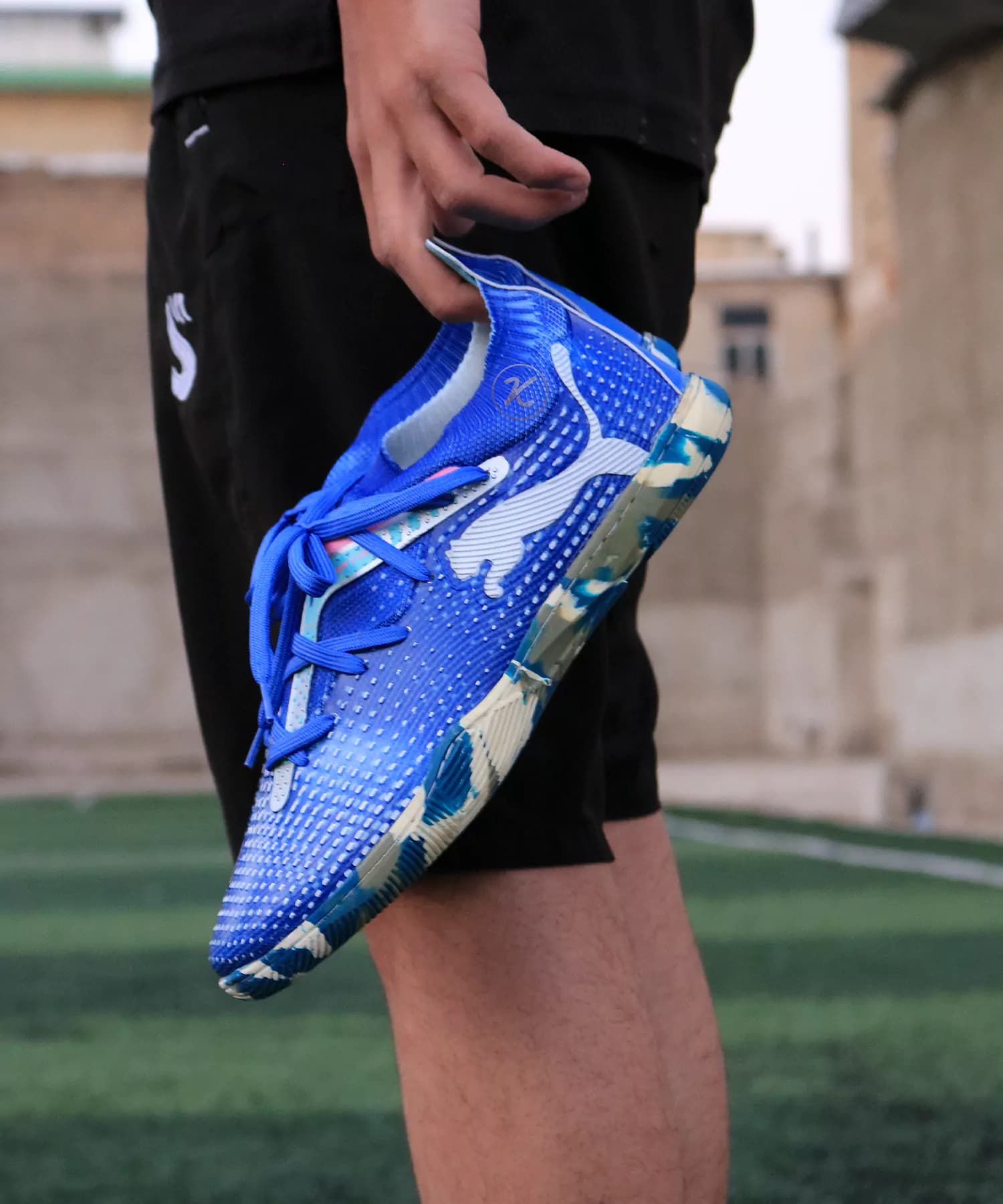 کفش فوتسال پوما فیوچر ۷ سفید آبی Puma future 7 — تصویر ۱۰