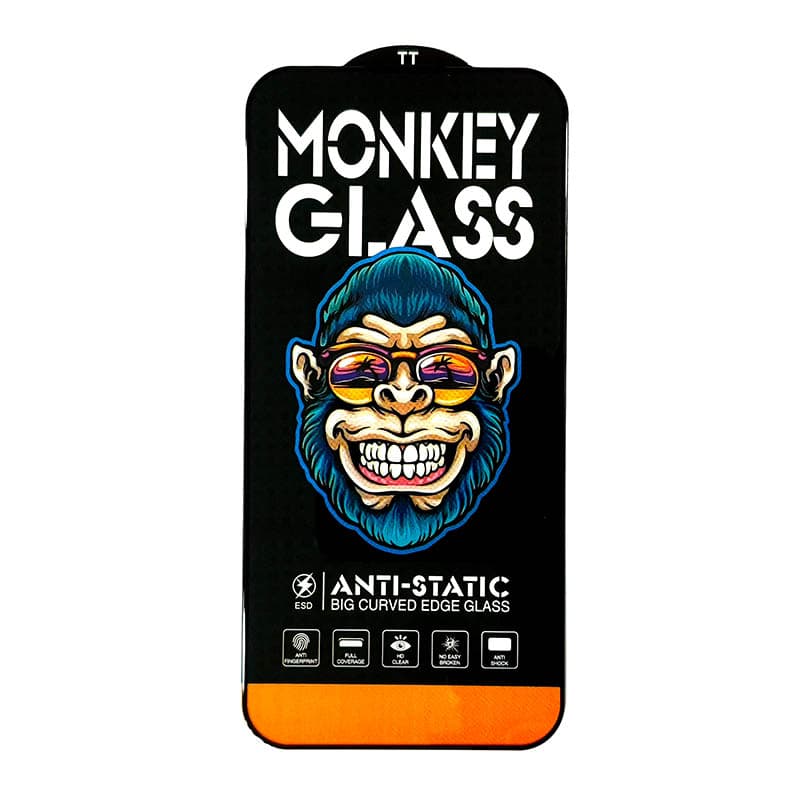 محافظ صفحه نمایش مانکی آیفون I PHONE14 promaxمدل MONKEY GLASS ANTI-STATIC