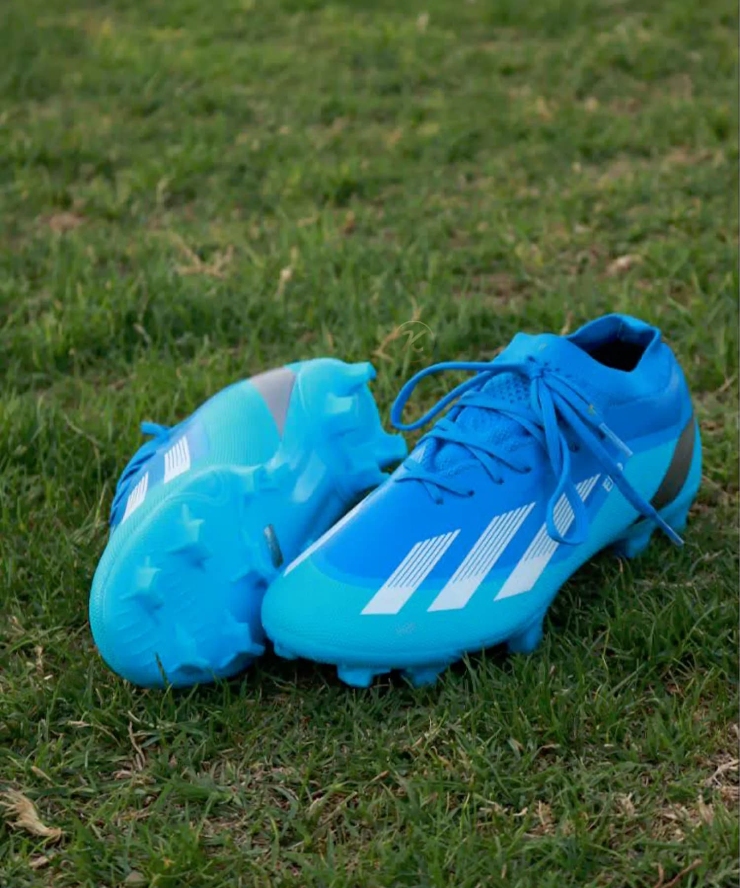 کفش فوتبال آدیداس ایکس کریزی فست آبی فیروزه ای Adidas X crazyfast — تصویر ۵