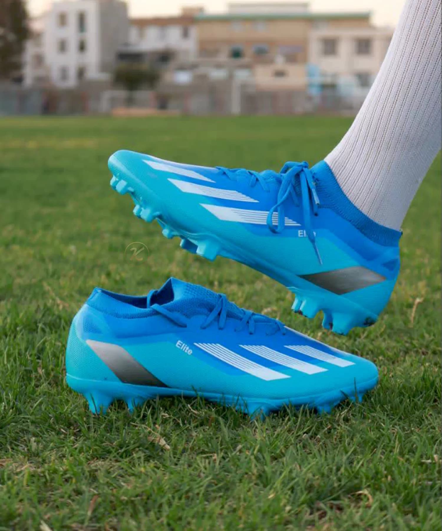 کفش فوتبال آدیداس ایکس کریزی فست آبی فیروزه ای Adidas X crazyfast — تصویر ۶