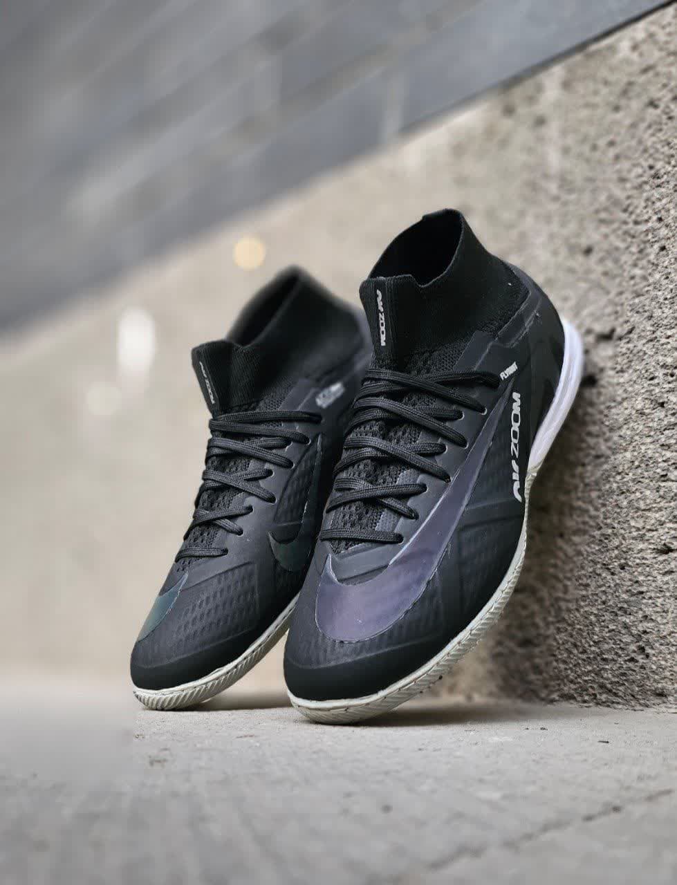 کفش سالنی نایک ایرزوم مشکی ساقدار Nike Airzoom — تصویر ۴
