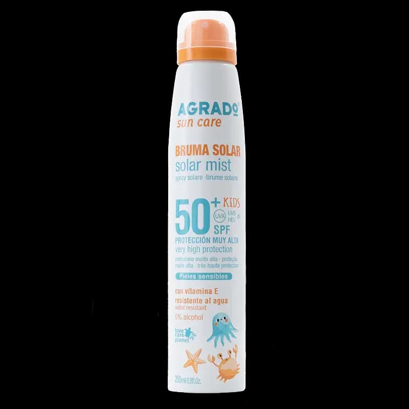 اسپری ضدآفتاب کودکان آگرادو Agrado با spf50، حجم 200ML — تصویر ۲
