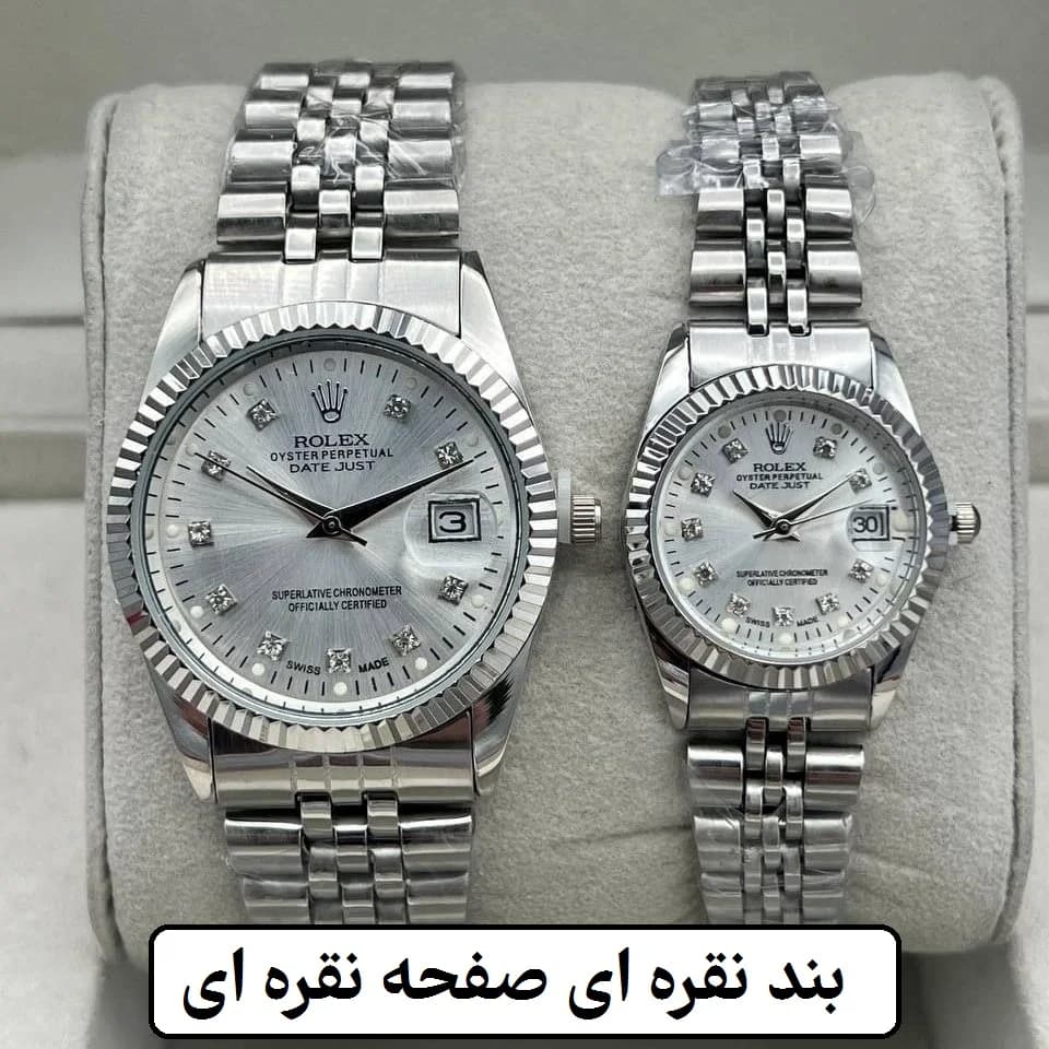 ساعت زنانه و مردانه برند رولکس کد 1254 — تصویر ۳