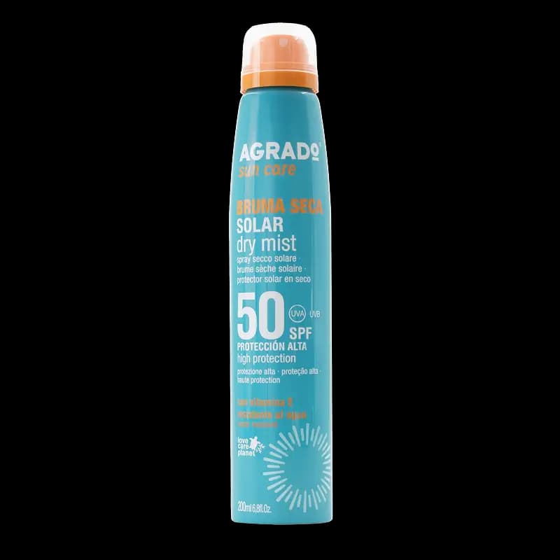 اسپری ضدآفتاب آگرادو Agrado با spf50 بدون چربی، حجم 200ML