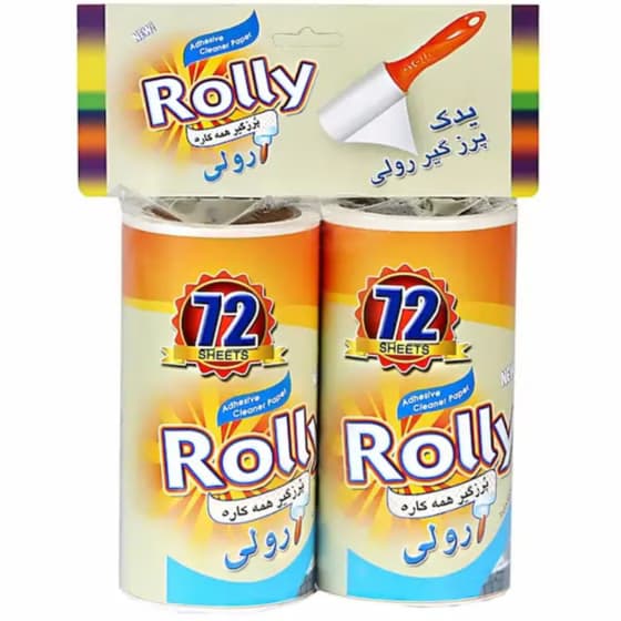 پک 2 عددی پرزگیر رولی چسبی 60 برگی خارجی