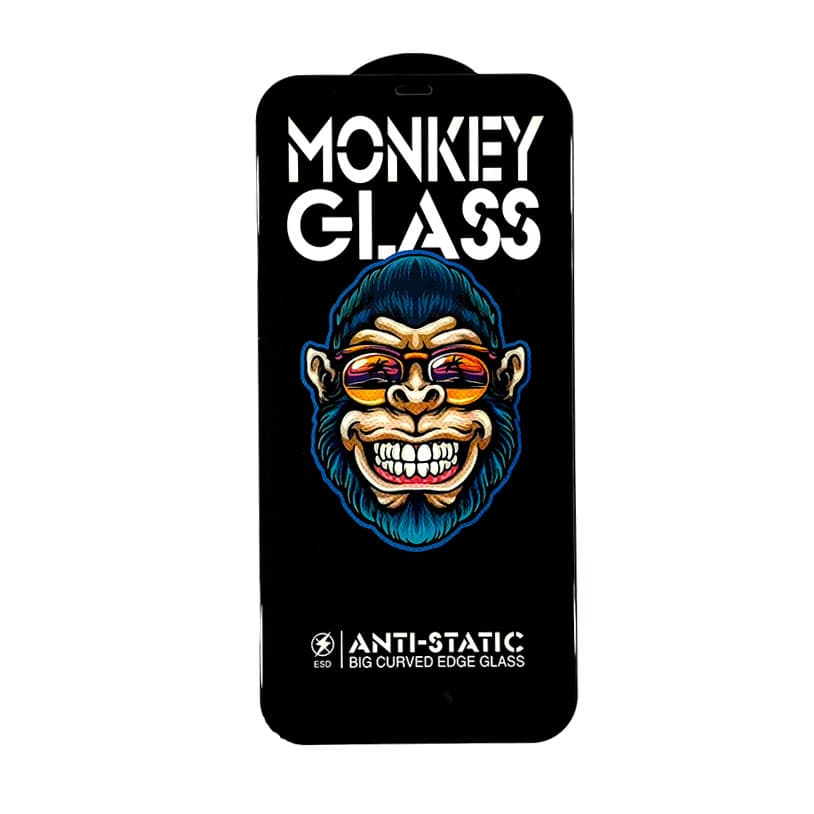 محافظ صفحه نمایش مانکی آیفونI PHONE12 pro max مدل MONKEY GLASS ANTI-STATIC