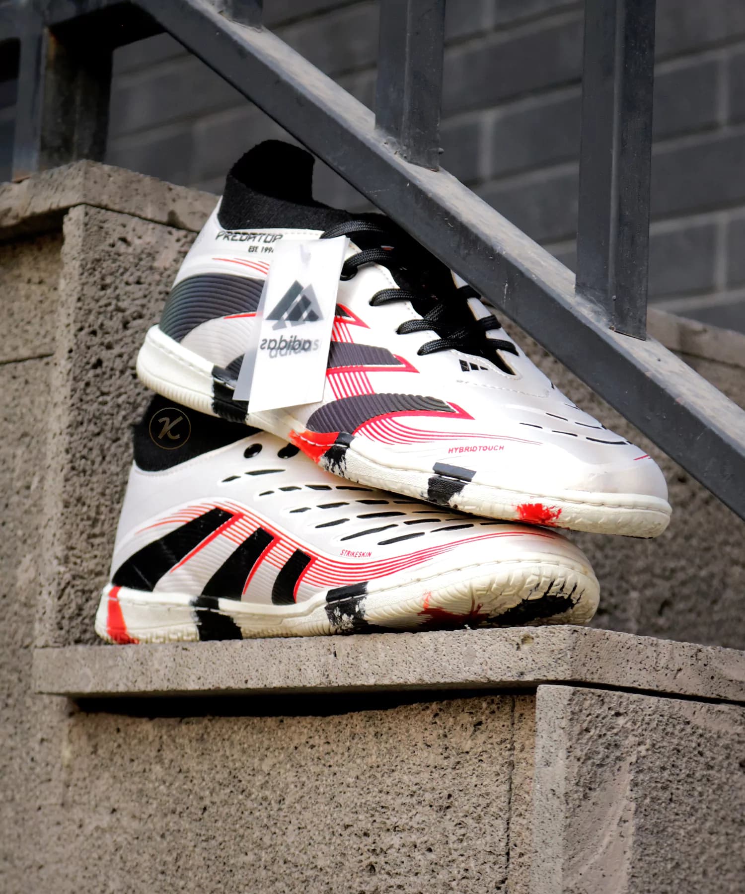 کفش سالنی آدیداس پردیتور الایت سفید Adidas predator elite — تصویر ۴