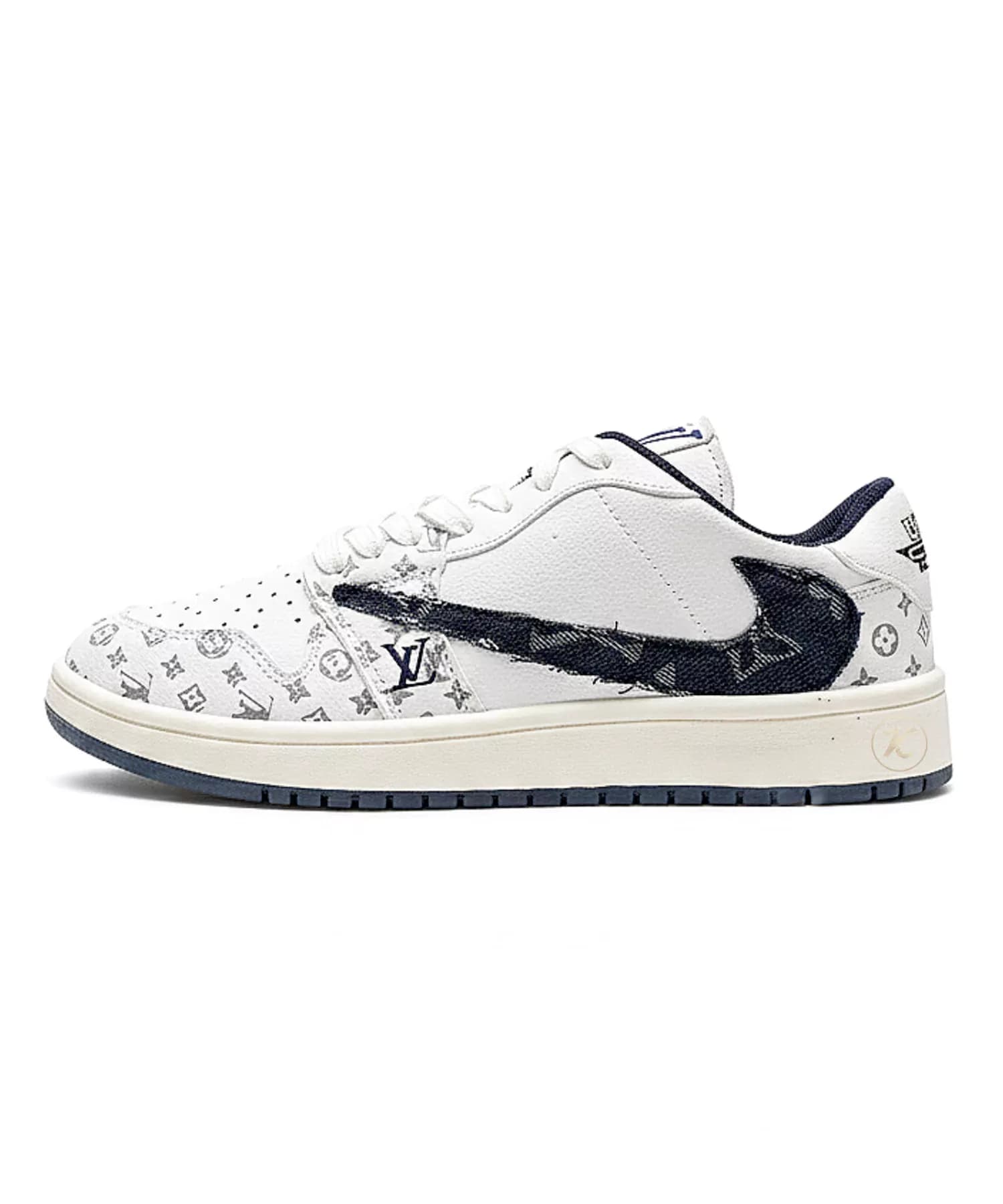 کتانی نایک ایر جردن ترویس سفید مخملی Nike Air Jordan Travis