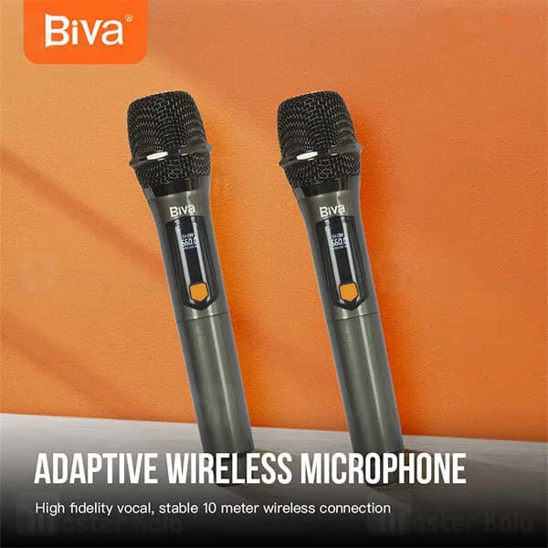 اسپیکر بلوتوث بیوا Biva Party Box 1200 توان 1200 وات رم و فلش خور — تصویر ۴