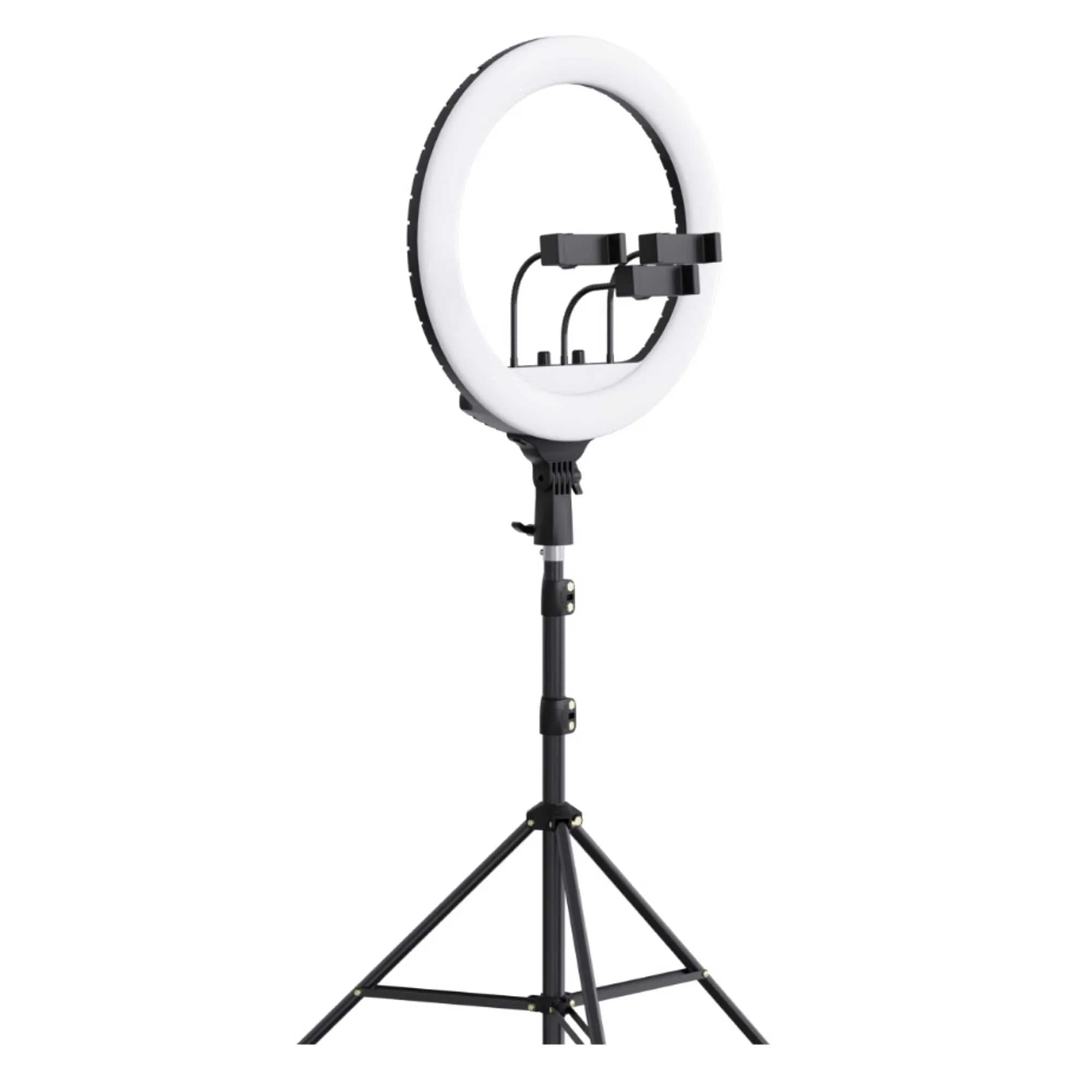 رینگ لایت بیوا Biva RL-03 65W LED Soft Ring Light سایز 21 اینچ با سه پایه و 3 هولدر