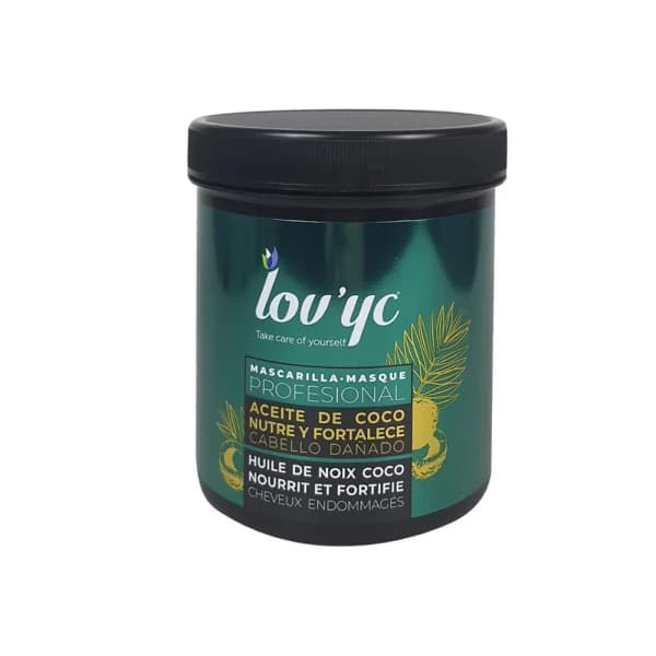 ماسک مو لاویک Lov’yc حاوی روغن نارگیل مناسب موهای آسیب دیده، حجم 700ML