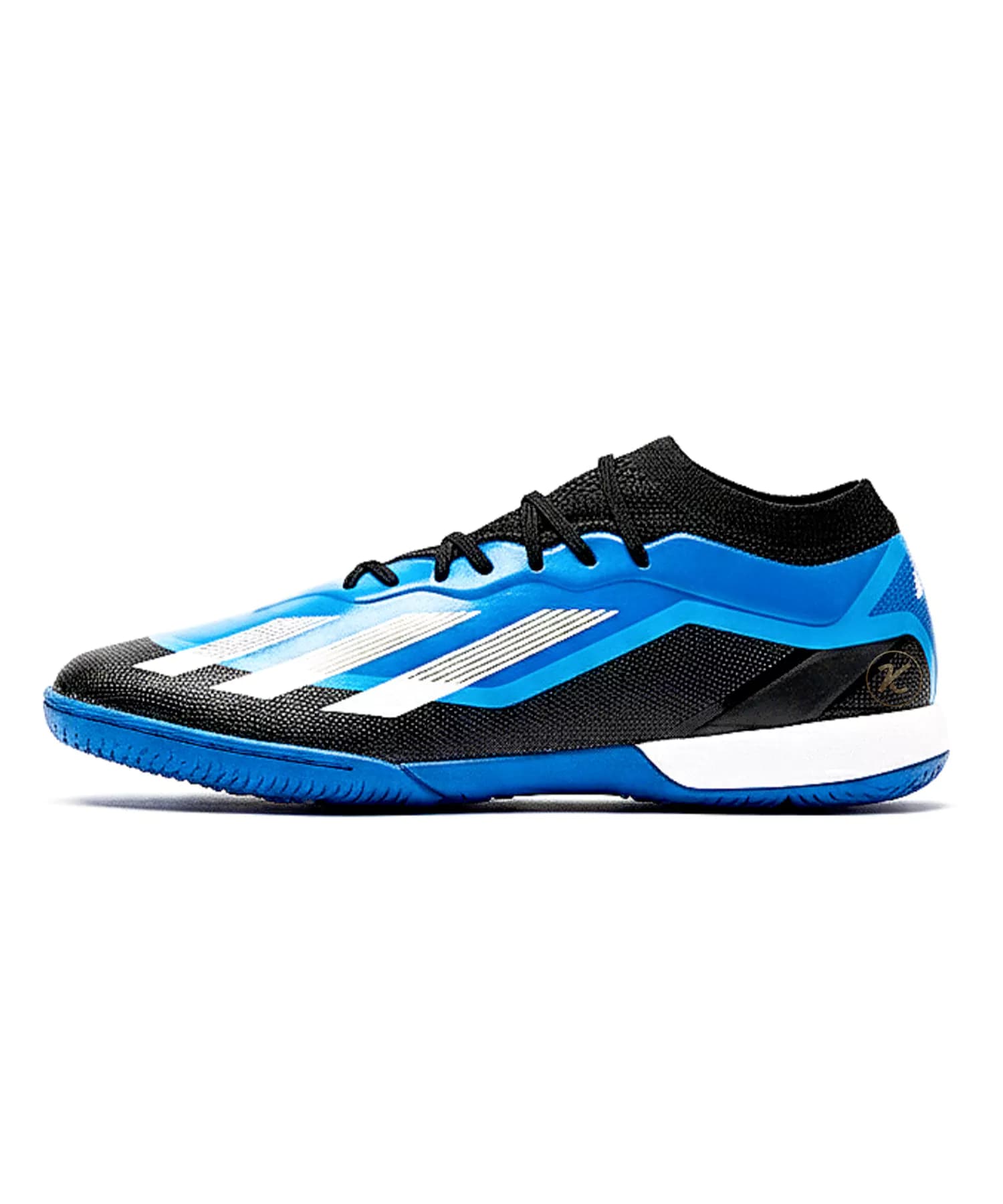 کفش سالنی آدیداس ایکس کریزی فست مشکی آبی Adidas X crazyfast