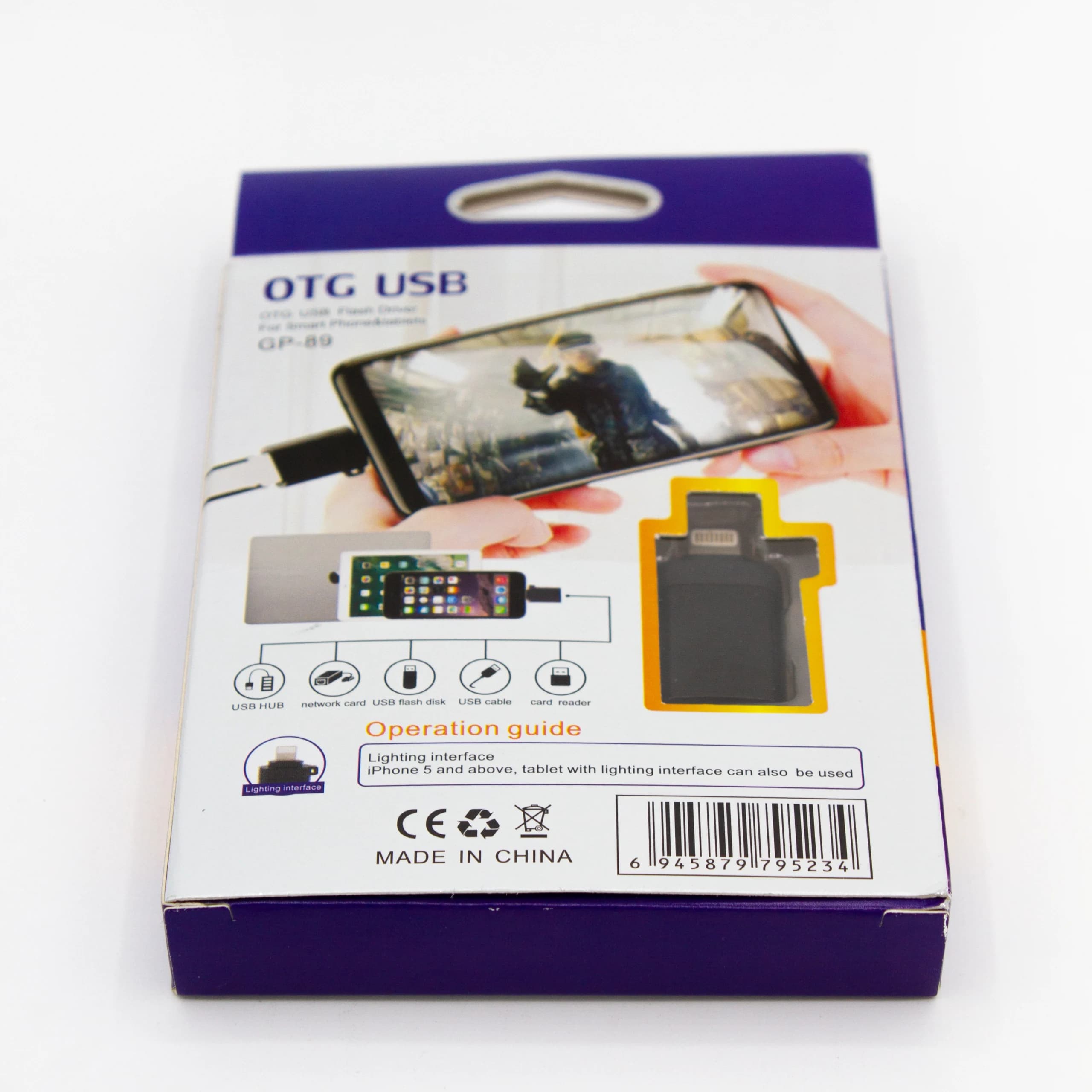 تبدیل OTG لایتنینگ USB3.0 سوپر فست GP-89 — تصویر ۵