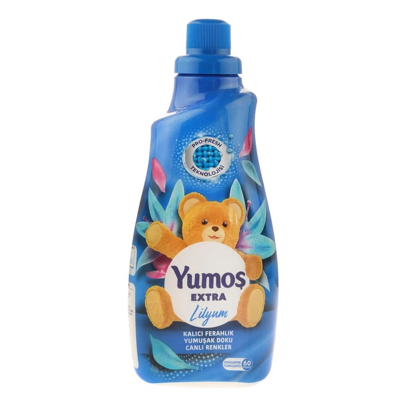 نرم کننده لباس یوموش مدل Extra Lilyum با رایحه‌ی لیلیوم، حجم 1440ML