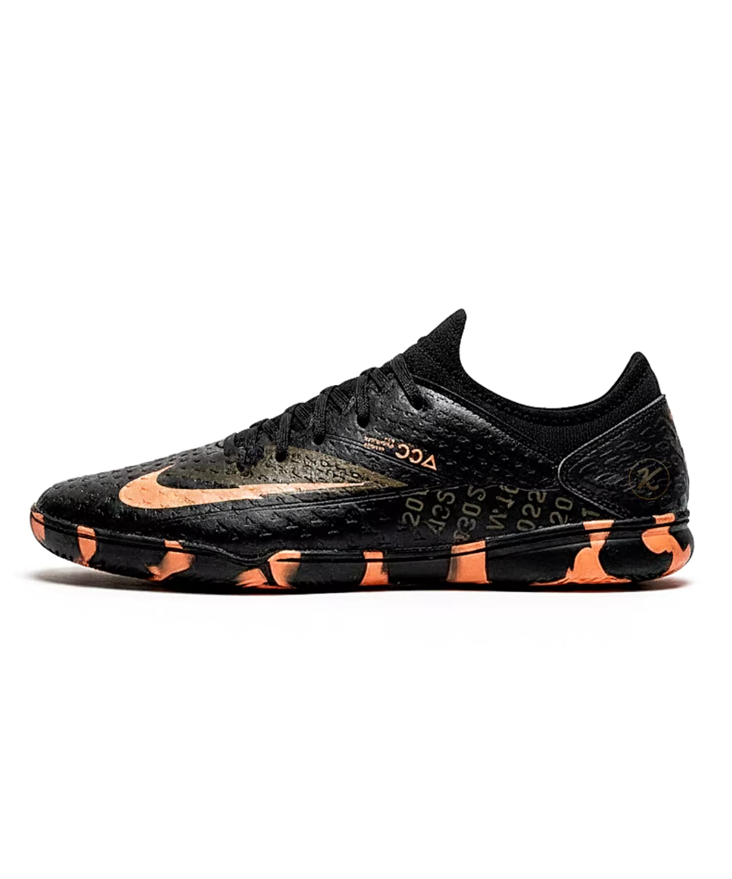 کفش فوتسال نایک فانتوم مشکی نارنجی Nike Phantom — تصویر ۲