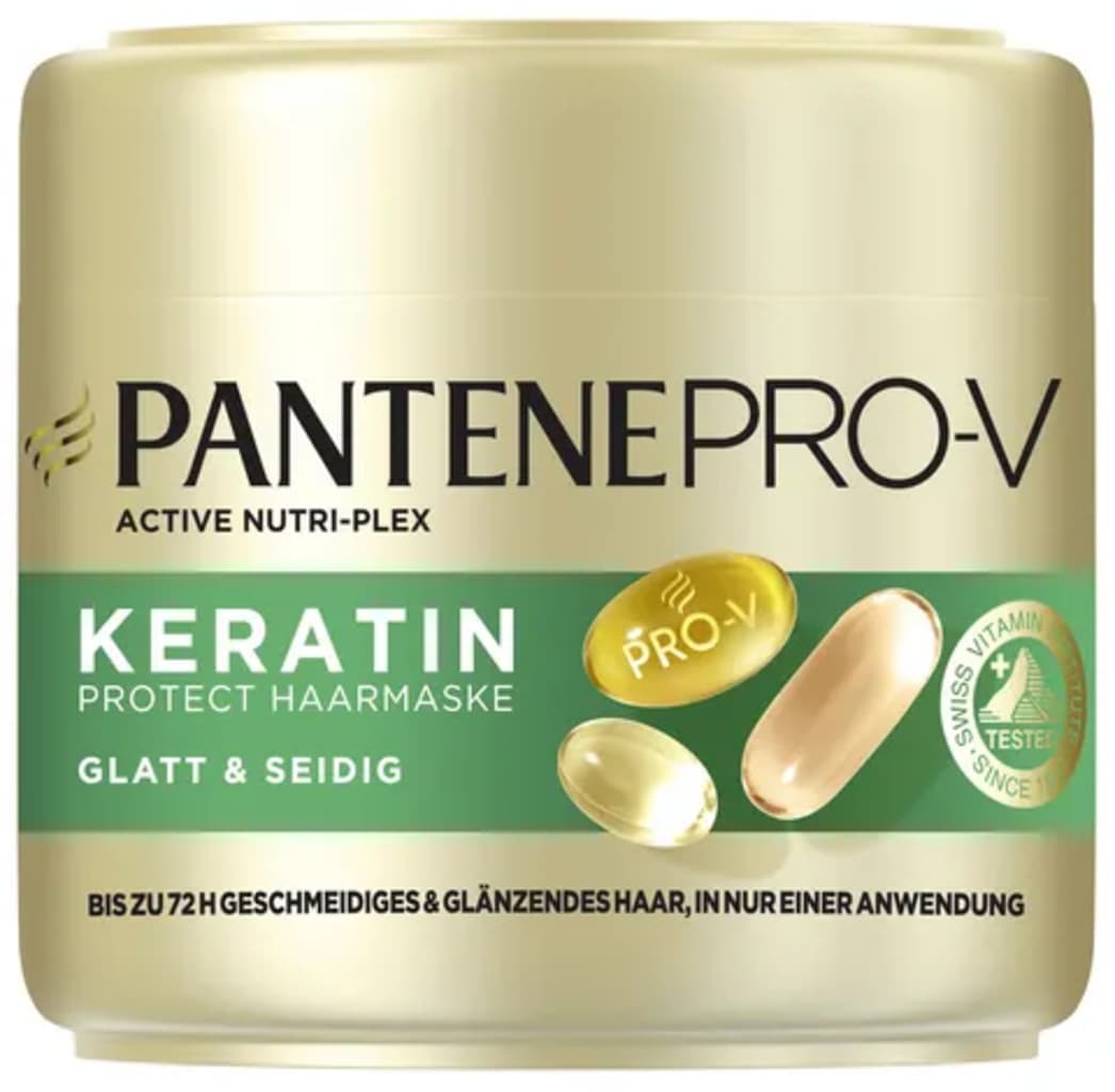 ماسک مو پنتن Pantene مدل GLATT & SEIDIG مناسب مو مجعد، فر و وزدار ، حجم 300ML — تصویر ۲