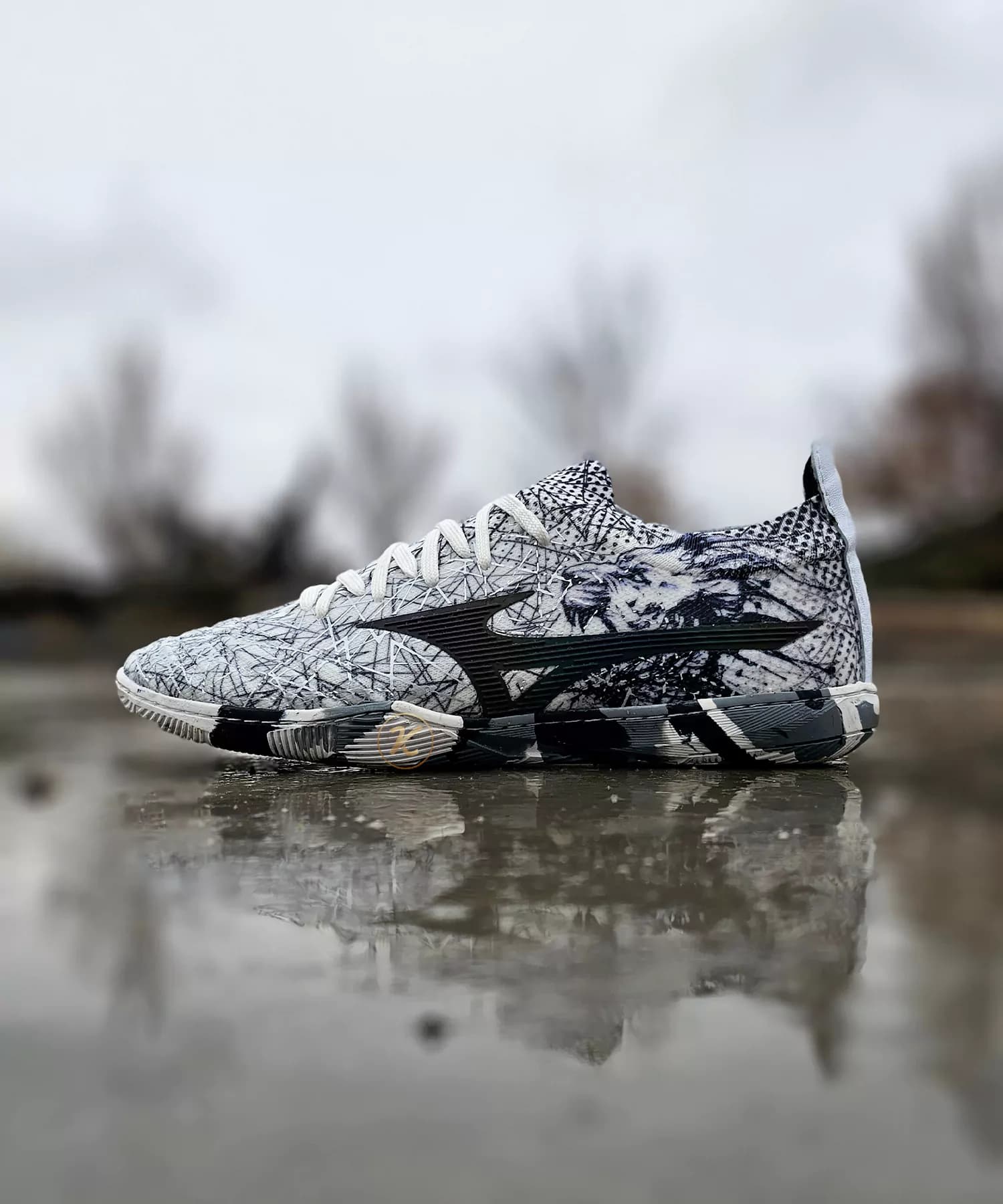 کفش فوتسال میزانو سفید Mizuno — تصویر ۵