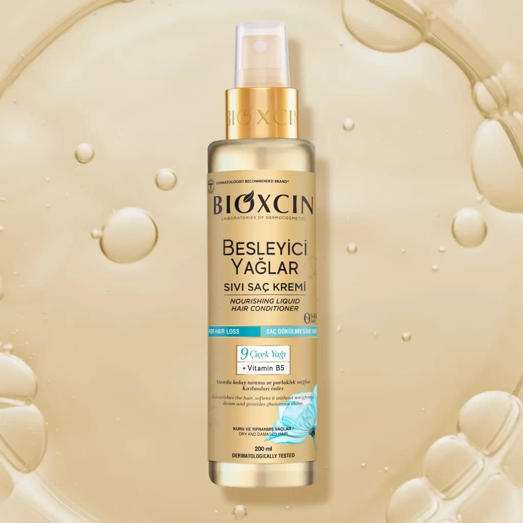 اسپری دو فاز 9 گیاه بیوکسین BIOXCIN مناسب موهای خشک و آسیب دیده، حجم 200ML — تصویر ۳
