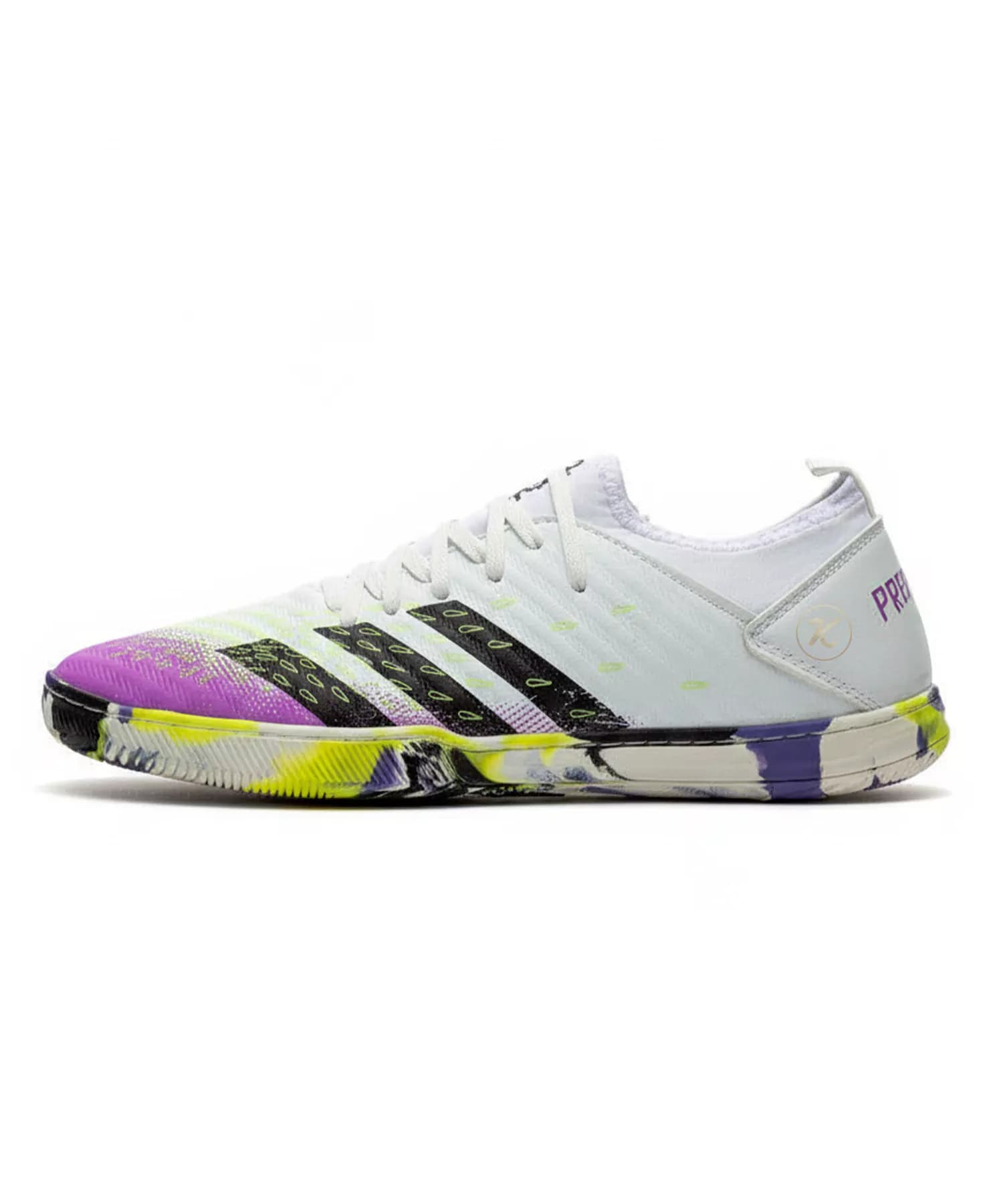 کفش سالنی آدیداس پردیتور سفیدبنفش Adidas predator