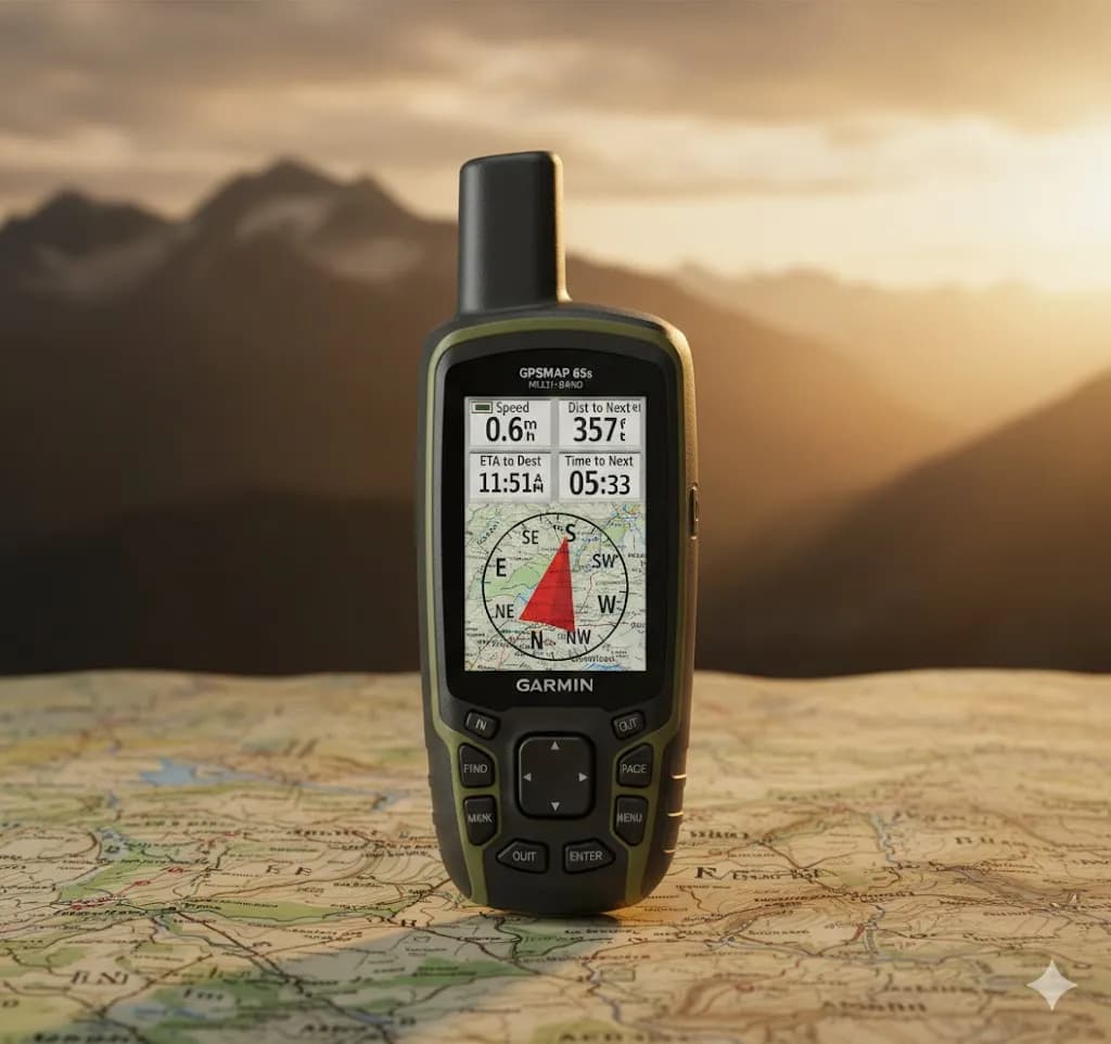 GPS دستی Garmin GPSMAP 65s | جی پی اس حرفه‌ای گارمین — تصویر ۲