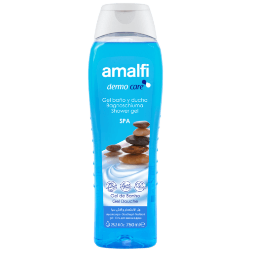 شامپو بدن SPA مرطوب کننده قوی Amalfi مناسب انواع پوست، حجم 750ML