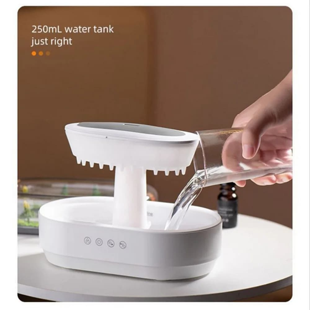 دستگاه بخور باران زا طرح جنگل آمازون humidifier with Amazon rainforest design — تصویر ۴