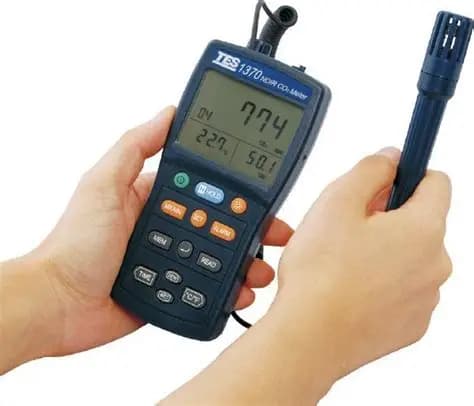 CO2 متر، دما و رطوبت سنج تس مدل TES-1370 — تصویر ۴