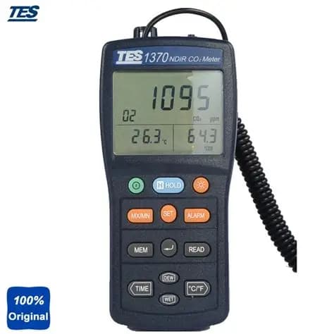CO2 متر، دما و رطوبت سنج تس مدل TES-1370 — تصویر ۳