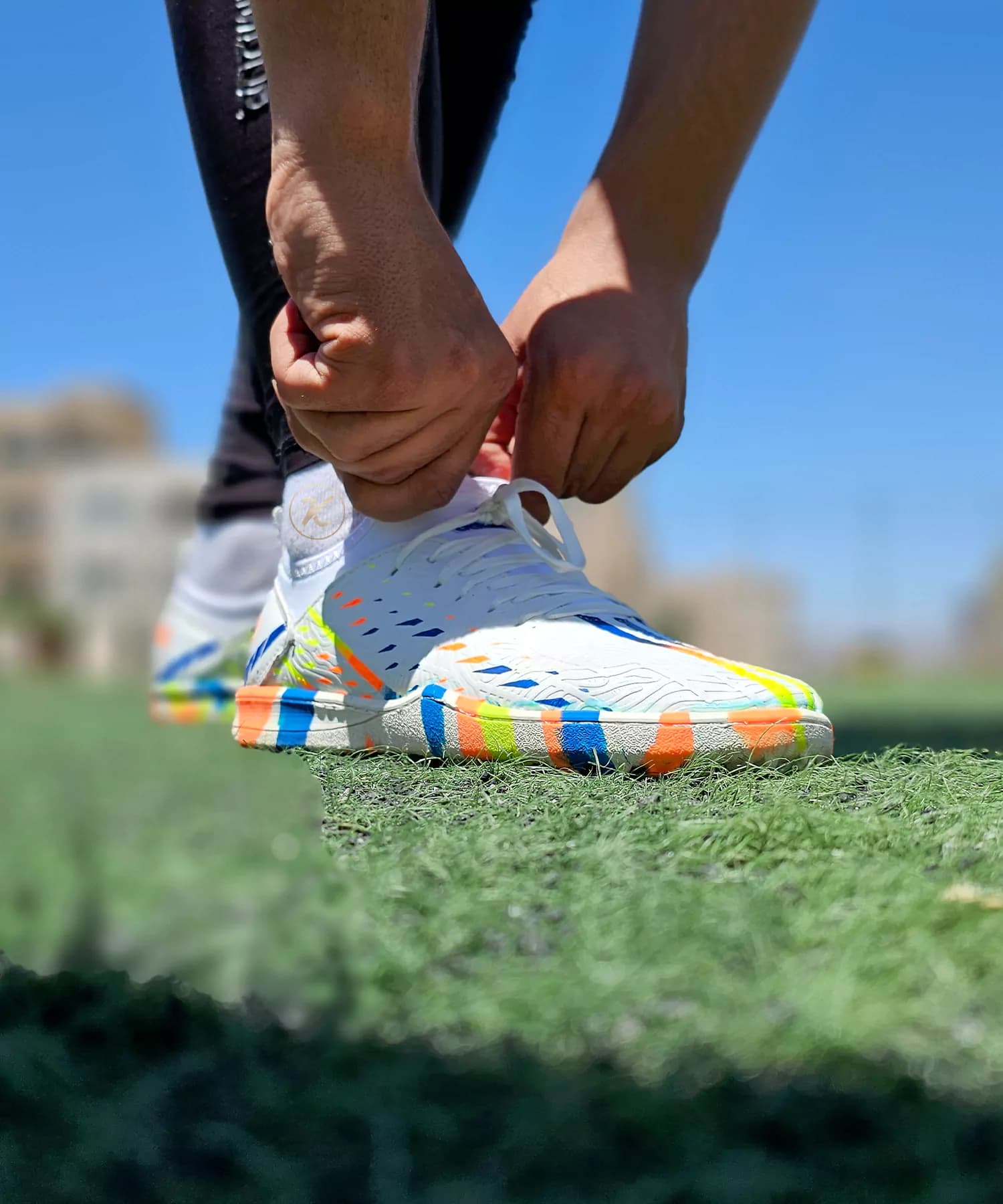 کفش استوکریز آدیداس سفید رنگی Adidas — تصویر ۶