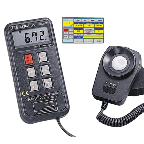 لوکس متر دیتالاگر مدل ساخت تایوان TES-1336A
