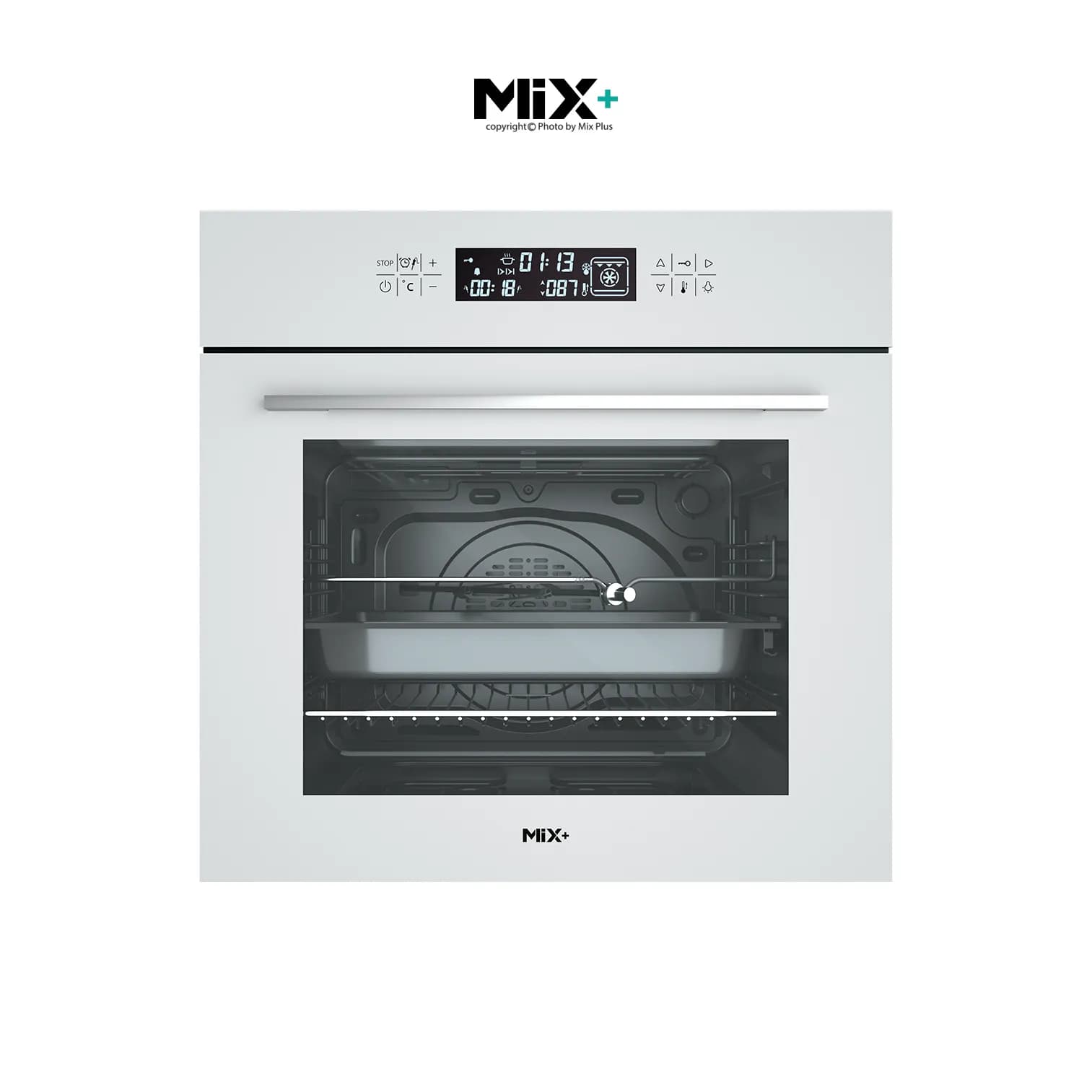 فر برقی توکار میکس پلاس مدل E6500W (سفید) — تصویر ۵