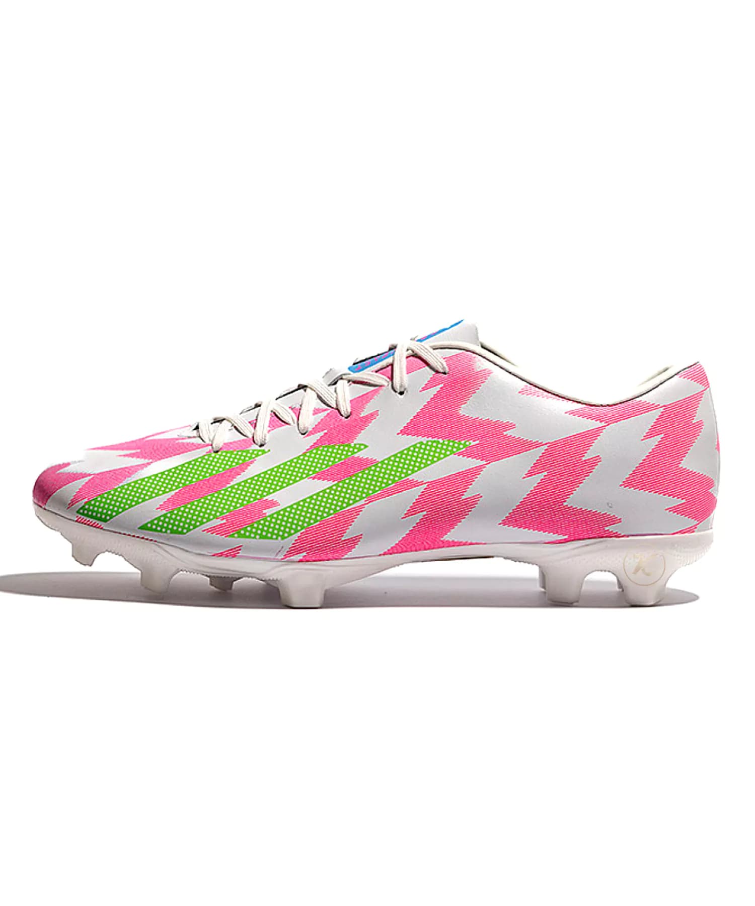 کفش فوتبال آدیداس کریزی فست سفید صورتی آبی Adidas CrazyFast