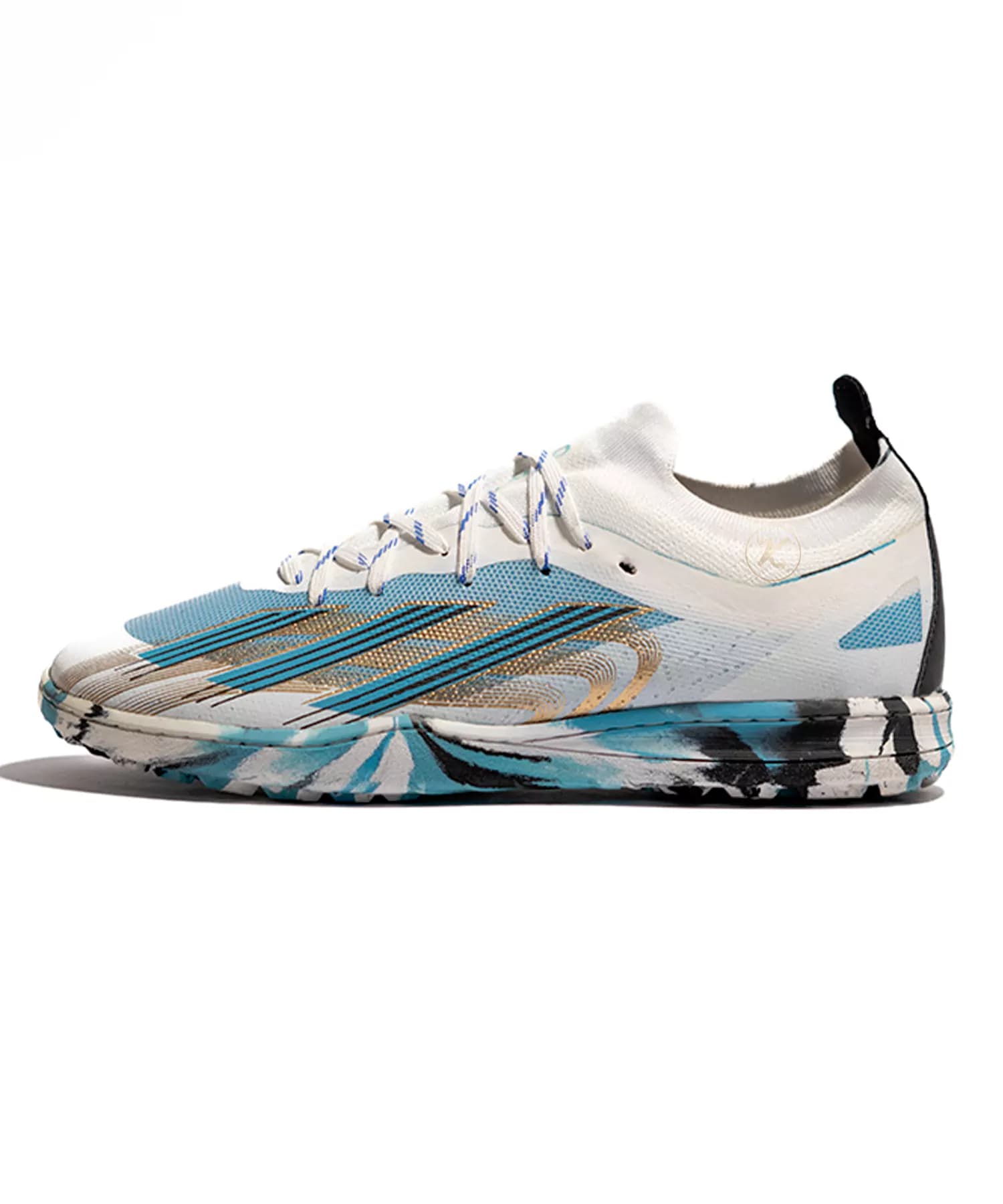کفش استوکریز آدیداس کریزی فست سفید آبی Adidas Crazy Fast